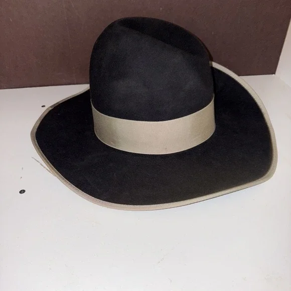 Beaver Brand Hats Fur Felt Size 6 7/8 Vintage - Picture 2 of 9